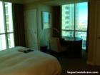 Master bedroom desk (which features pop out plasma tv.  Tower A of Signature at MGM Grand in Las Vegas.  Nov. 07