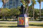 Happy Birthday Andy, Sculpture on Sarasota's Baypoint Park