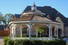 Gazebo for residents at the Steeplechase