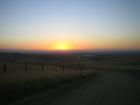 Sunset from above Arvin.