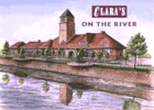 Clara's (on the river) Good Atmosphere extensive (not expensive) menu