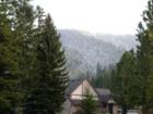 Light Dusting Of Snow On Canfield Mountain As Seen From Hayden View Estates