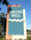 Volusia Mall. Lots of fabulous shopping, very close to Daytona International Speedway. Not a "pretty" photo, but it is representative of our area. This was a quiet day and I was finally able to get this photo, without any vehicles impeding the shot.