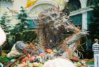 The Conservatory at the Bellagio's Fall display, 2007.  Amazing feats completed with purely organic substances.