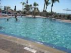 The pool facing the Gulf