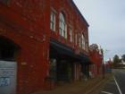 Photo of the buildings that have been reconstructed to reflect historical Apex.