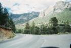 Scenic views of the Toyiabe National Forest from the Mt Charleston Lodge, at around 8,000 elevation
