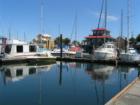 Victoria, Inner Harbour, Fisherman's Wharf. Float Homes are lived in here year round!