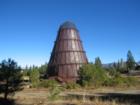 I was told that this was a retired smoke stack.  It's just off Highway 89.