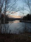 Eastman lake at sunset