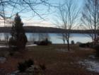 The lake at sunset