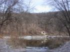 The Blue Earth river flows through Mankato.