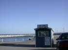 Ticket booth at Northport pier for the Washington Island Ferry
