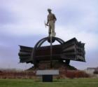 Iron Man memorial statue