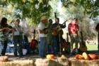 Band playing at Book's Family Farm in Chico, CA