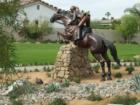 Griffin Ranch Bronze Statue in La Quinta, CA