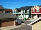 Alleyways in Spring Creek connect single family homes and town homes