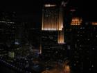 Downtown at night.