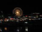 Navy Pier at night.