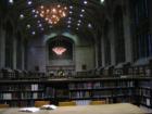 Inside a library at the University of Chicago.