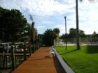 Their community board walk and docks, affordable  2/2 one block to the Gulf, Lee County, FL
