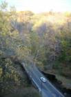Looking down to Rock Creek Parkway, a beautiful way to get around town.