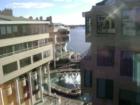 A view of the Georgetown waterfront from a condo in the Washington Harbour complex.
