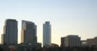 The White Plains Skyline as viewed from the West Harrison Border - Ritz Carlton (under construction) and Trump Tower can be clearly seen