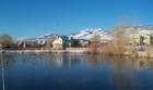 South Suburban Reno view of Mt. Rose with snow from Crystal Lakes.
