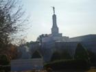 The Temple in downtown Apex next to the post office.