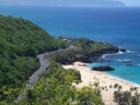 View from Pupukea down to Waimea Bay