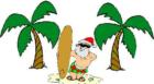 Happy Holidays from Port Saint Lucie, Florida.  This is where Santa comes in January!!