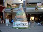 For the past 25 years, the Sacramento Association of REALTORS® has collected canned goods to feed the homeless. This tree is 15-feet tall, contains 400 cans and weighs 5 tons.