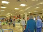 Holiday shoppers at Macy's, Westfield Downtown Plaza, on December 1, 2007. The downtown plaza was built in 1971, adjoining Macy's, which has been in the same spot since 1963.