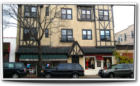 Storefronts on Palmer Ave., Larchmont, NY.