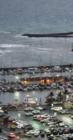 Dawn at the yacht harbor