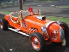 A Christmas roadster