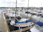 Boats in their slips at the Halifax Yacht Club
