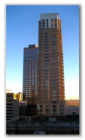 View of 1 City Place and 10 City Place (Trump Tower.) Both are 35 stories and were the highest buildings in Westchester until Trump Plaza and the Ritz Carlton were built.