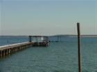 Pier in residential area at Solomons Island community in Southern Calvert County, MD