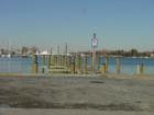 Public fish cleaning area at the Marina at Solomons Island in Southern Calvert County, MD