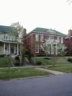 Newer construction in "the corridor" reflects the architecture of past homes in the Evergreen District