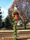 Park Ridge Holiday Lampost in the Pascack Valley of Bergen County New Jersey