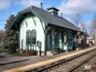 Park Ridge Holiday Train Station the Pascack Valley of Bergen County New Jersey