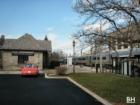 Train coming in  Westwood New Jersey in the Pascack Valley of Bergen County New Jersey