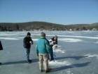 Ice Fisherman Lake Hopatcong Woodport 