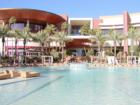 Located in Summerlin, the Red Rock Resort is a stunning architectural mix of concrete, stone and wood.