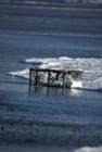 crab pot on the beach