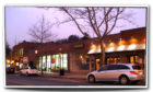 East Hartsdale Ave. at dusk during the holidays - Hartsdale Village
