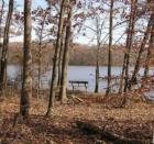 A place to rest on the five mile walk around Burke Lake Park